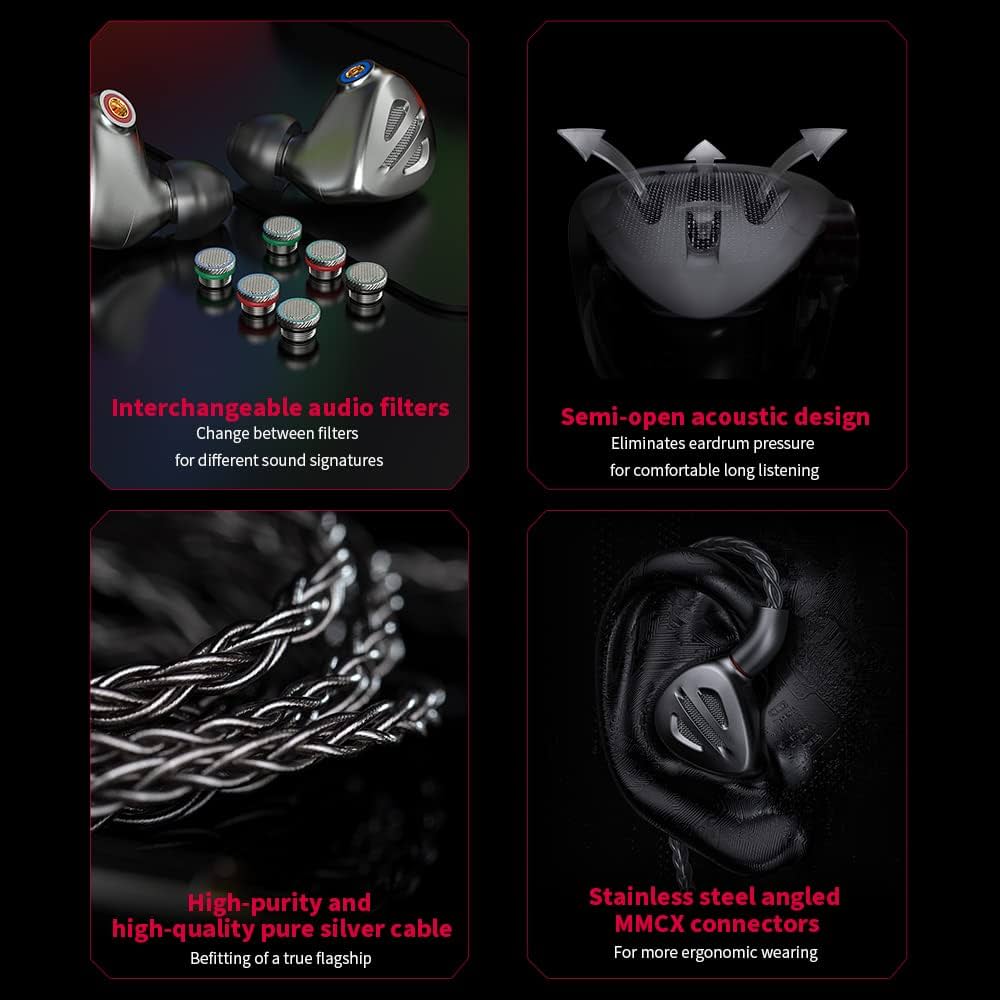 FiiO FH9 Black in-Ear Headphones : Amazon.ca: Electronics